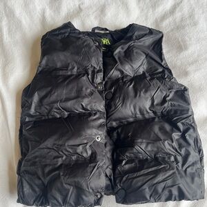 Zara Black Puffer Vest Size 2T
